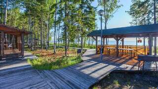 Гостевой дом Самая Ладога Приозерск Коттедж стандарт с 2 односпальными и 2 двуспальными кроватями-11